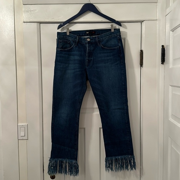3x1 NYC Fringe Dark Jeans - Picture 2 of 4